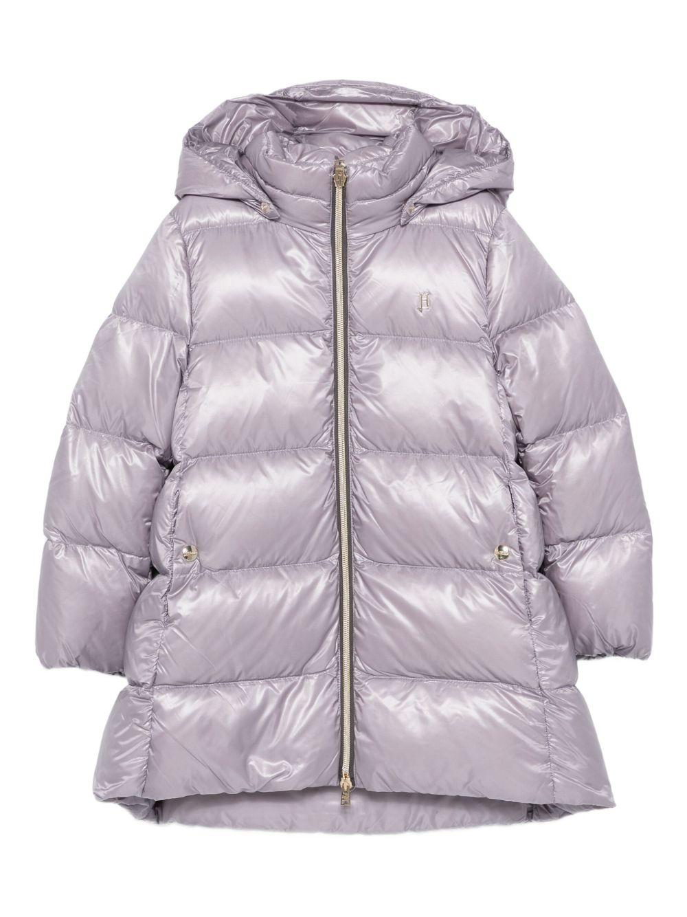 Piumino per bambina Herno Kids lilla con cappuccio PI000187G12017Z 4503 HERNO KIDS 