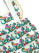 Salopette per neonata Stella McCartney Kids bianco con stampa logo all-over TYA001 Z3599 101MC STELLA McCARTNEY KIDS 
