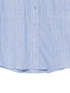 Camicia da donna Merci azzurra con motivo a righe verticali C394P UNICO MERCI 