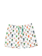 Costume da bagno per bambino MC2 Saint Barth Kids x Minecraft bianco JEA0004 03962L MC2 ST. BARTH KIDS 