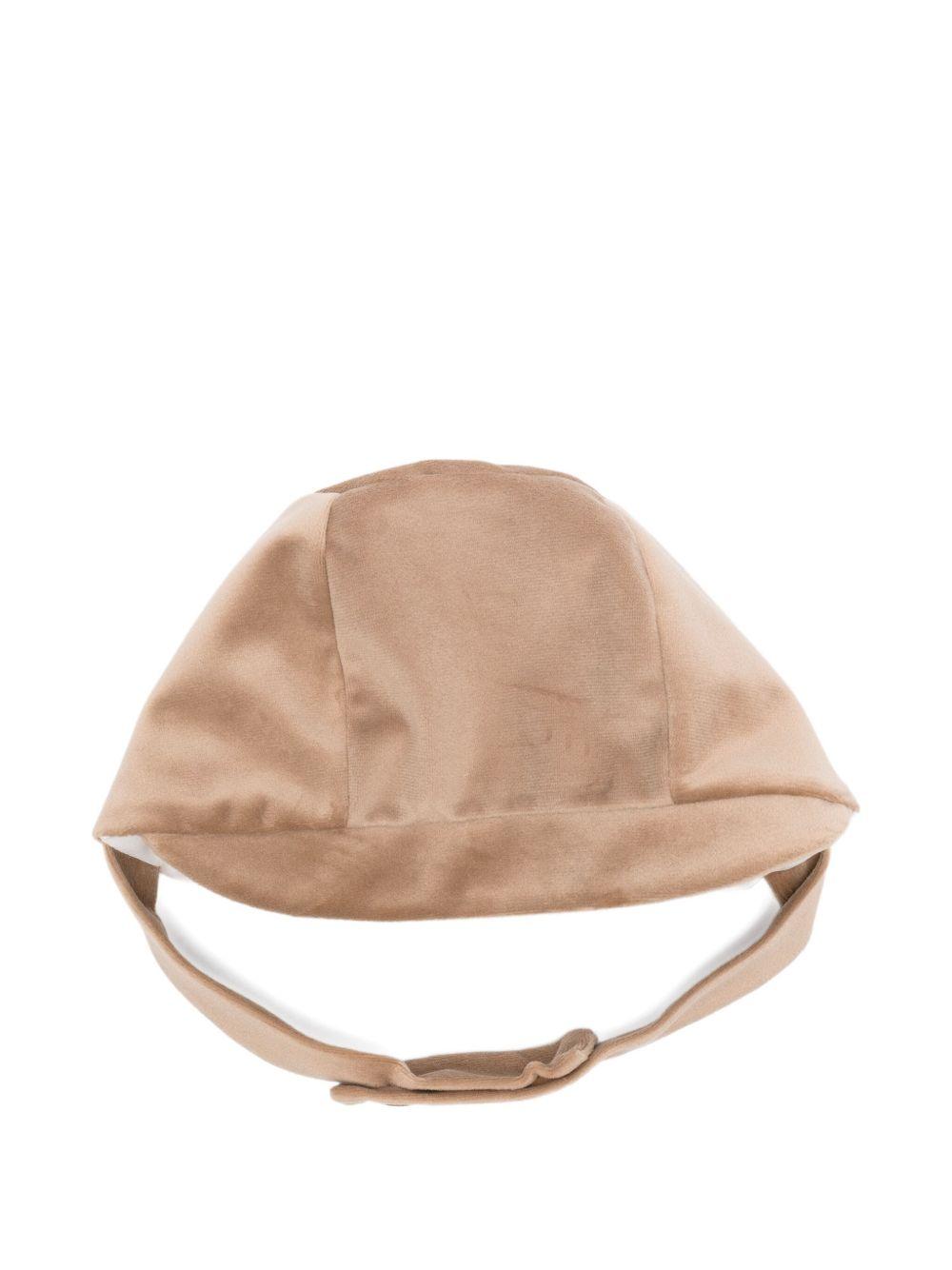 Cappello a bottone La Stupenderia beige con chiusura a bottoni 1CBCP01 V23 LA STUPENDERIA KIDS 