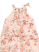 Abito per bambina Zimmermann Kids rosa con stampa floreale 9263DR S261 ZIMMERMANN KIDS 
