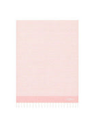 Telo mare MC2 Saint Barth bianco e rosa con motivo a righe orizzontali FOUT016 00625L MC2 ST. BARTH KIDS 