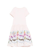 Abito per bambina Molo rosa con stampa floreale 2S26E102 5234 MOLO KIDS 