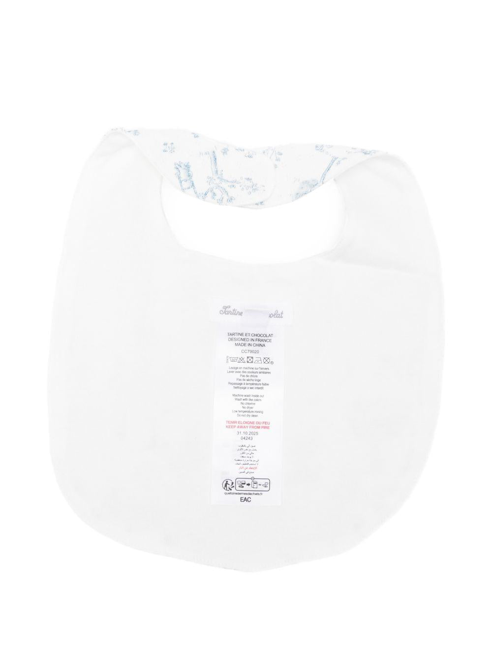Bavaglino per neonati Tartine & Chocolat multicolore con stampa palme CC79020 41 TArtine & Chocolat 