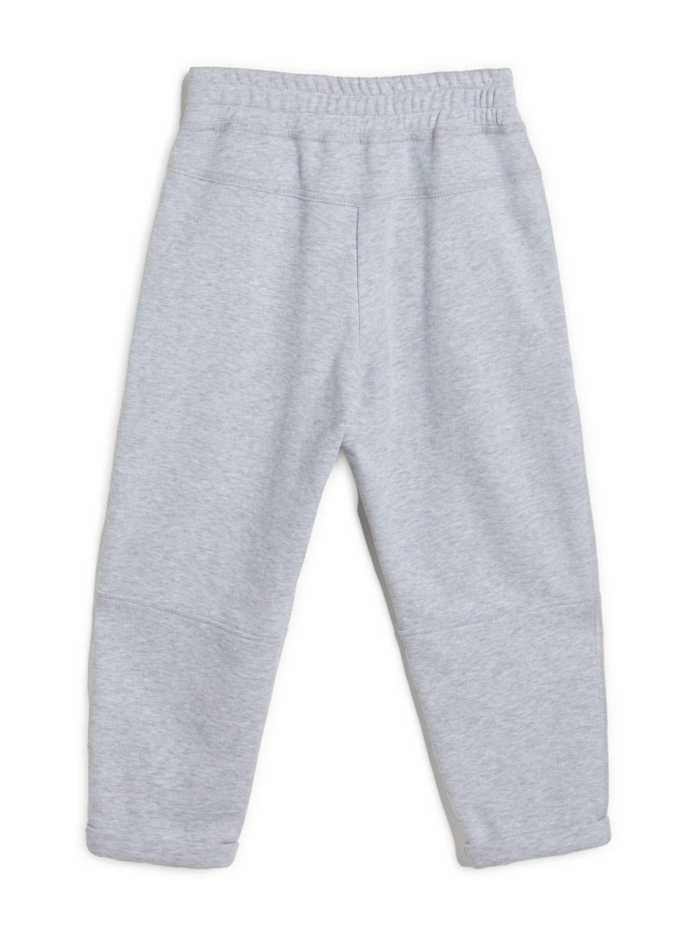Pantaloni sportivi per bambina Brunello Cucinelli Kids Smooth French grigio BN05NE632 C8003 BRUNELLO CUCINELLI KIDS 