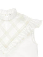 T-shirt per bambina Philosophy di Lorenzo Serafini Kids bianca con rifinitura con ruches I1G303 7116 0001 PHILOSOPHY KIDS 