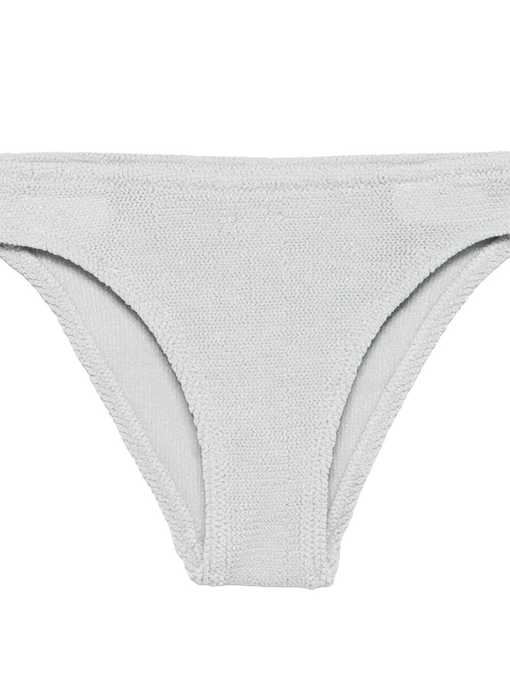Costume da bagno per bambina MC2 Saint Barth Kids grigio con dettaglio laccetto JAI0003 02934L MC2 ST. BARTH KIDS 