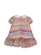 Abito per neonata Missoni Kids multicolore con ruches MY1031 Q0107 999 MISSONI KIDS 