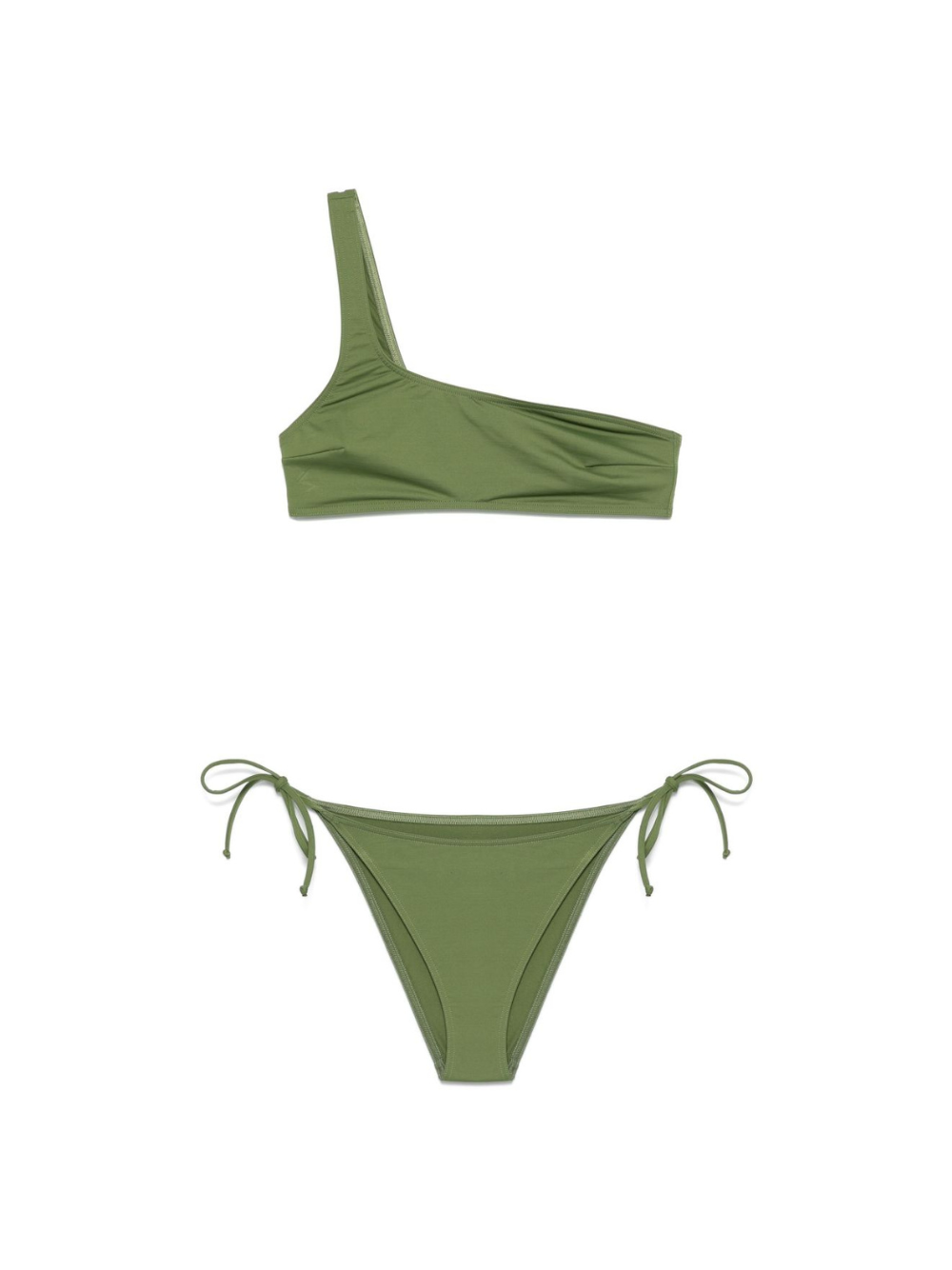 Bikini per donna MC2 Saint Barth verde con design monospalla VIR0001 00019H MC2 ST. BARTH 