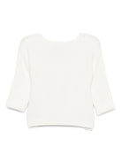 Cardigan per neonata Petit Bateau bianco con motivo a coste A0CES 13 PETIT BATEAU 