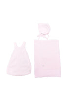 Set tutina cappellino e copertina per neonata Paz Rodriguez rosa con placca con logo 122-123193 37 PaZ RODRIGUEZ KIDS 