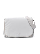 Borsa fasciatoio per neonati Emporio Armani Kids grigio con logo argento 402145 CC904 00341 EMPORIO ARMANI KIDS 