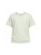 T-shirt per bambini MC2 Saint Barth Kids verde con logo sulla manica ALE0002 01141L MC2 ST. BARTH KIDS 