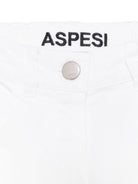 Jeans dritti per bambina Aspesi Kids bianco con passanti S25059PLC6060 010 ASPESI 