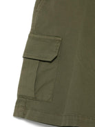 Cargo corti per bambino Paolo Pecora Kids verde con due tasche laterali oblique PP3995 OLIVA PAOLO PECORA KIDS 