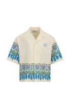 Camicia per bambino Etro Kids beige con motivo paisley GY5P71 P0601 106MC ETRO KIDS 