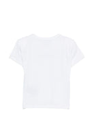 T-shirt per bambina John Richmond Junior bianca con dettaglio logo RGP26112TS WHITE JOHN RICHMOND KIDS 