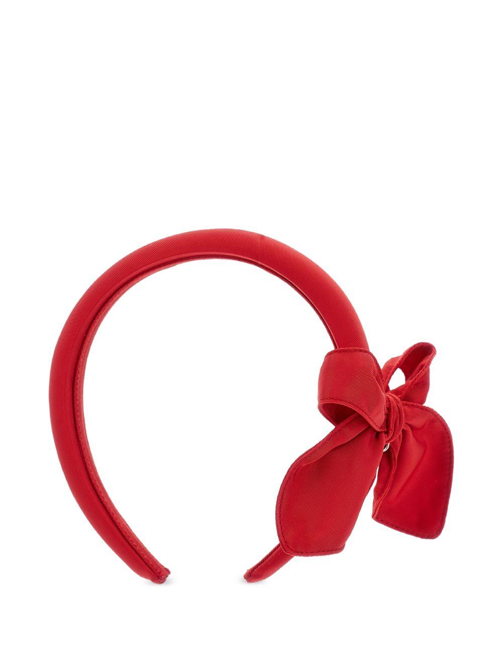 Cerchietto per capelli per bambina Monnalisa Kids rosso con dettaglio fiocco 17H002 8095 0043 MONNALISA KIDS 