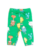 Pantaloni per neonato Stella McCartney Kids verde con stampa grafica TX6500 Z3203 712MC STELLA McCARTNEY KIDS 