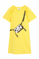 Abito per bambina The Marc Jacobs Kids giallo con stampa grafica W60717 538 THE MARC JACOBS KIDS 