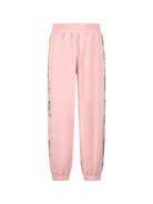 Pantaloni sportivi per bambina Stella McCartney Kids rosa con stampa floreale TY6A60 Z3409 51R STELLA McCARTNEY KIDS 