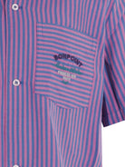 Camicia per bambino Bonpoint viola a righe C06BSHW00001 258 BONPOINT KIDS 