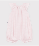 Tutina per neonati Petit Bateau rosa con dettaglio arricciature A0CNI 01 PETIT BATEAU KIDS 