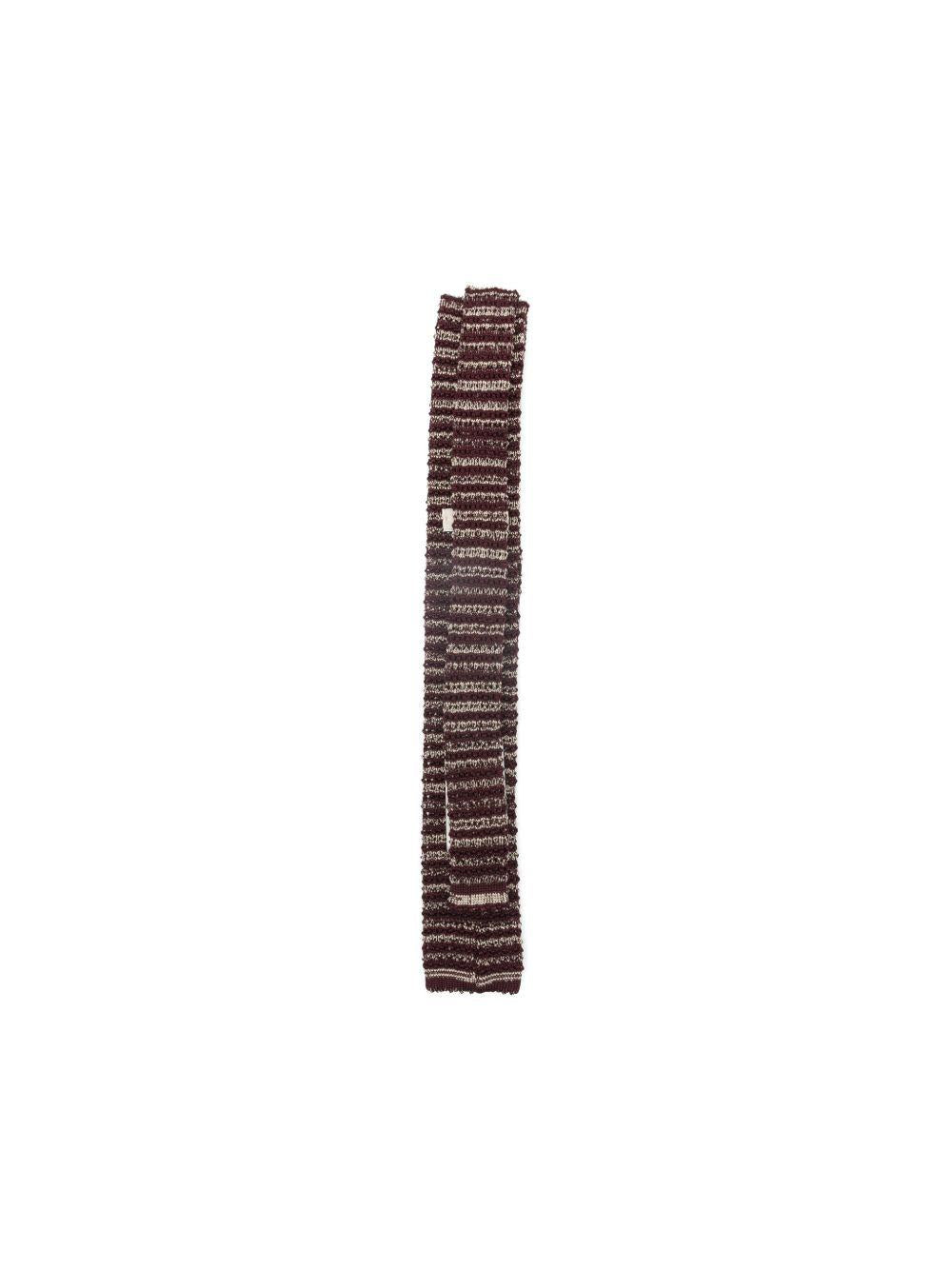 Cravatta per donna Alysi rosso con design a righe 316624 P6106 BA/CM ALYSI 