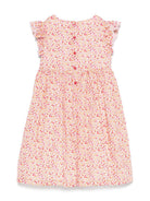 Abito per bambina Il Gufo rosa con dettagli con ruches P25VM791C4139 249 IL GUFO 