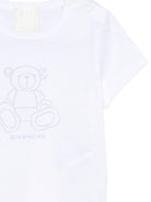 Set giacca, t-shirt e pantaloni per neonato Givenchy Kids azzurro con logo ricamato H31263 771 GIVENCHY KIDS 