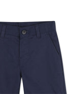 Shorts per bambino Boss Kids blu con risvolto J52921 849 BOSS KIDS 