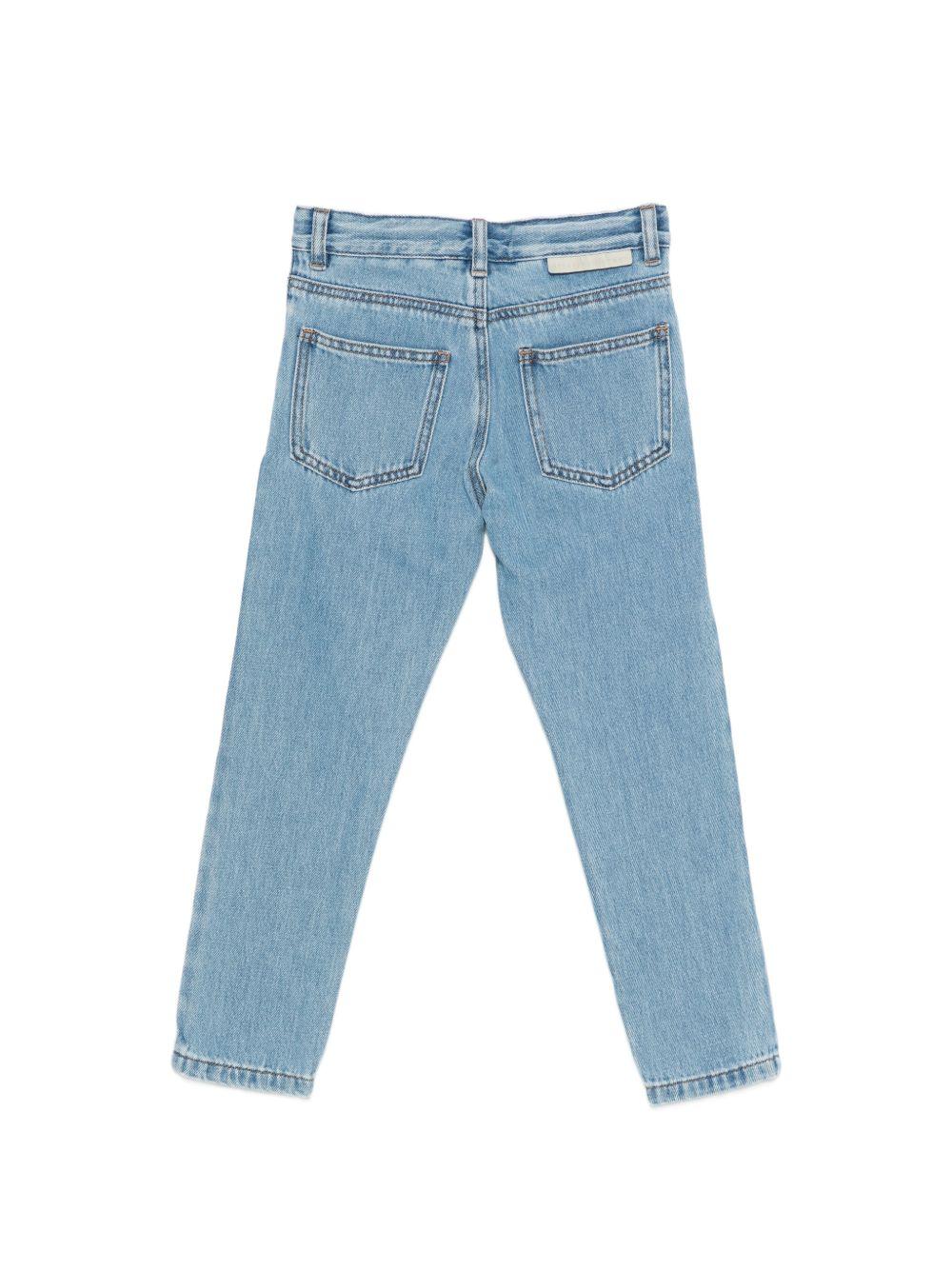 Jeans per bambino Stella McCartney Kids in denim con stampa grafica TY6Q00 Z0746 601 STELLA McCARTNEY KIDS 