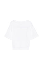 T-shirt per bambina Stella McCartney Kids bianca con stampa grafica TZ8B11 Z3931 100 STELLA McCARTNEY KIDS 