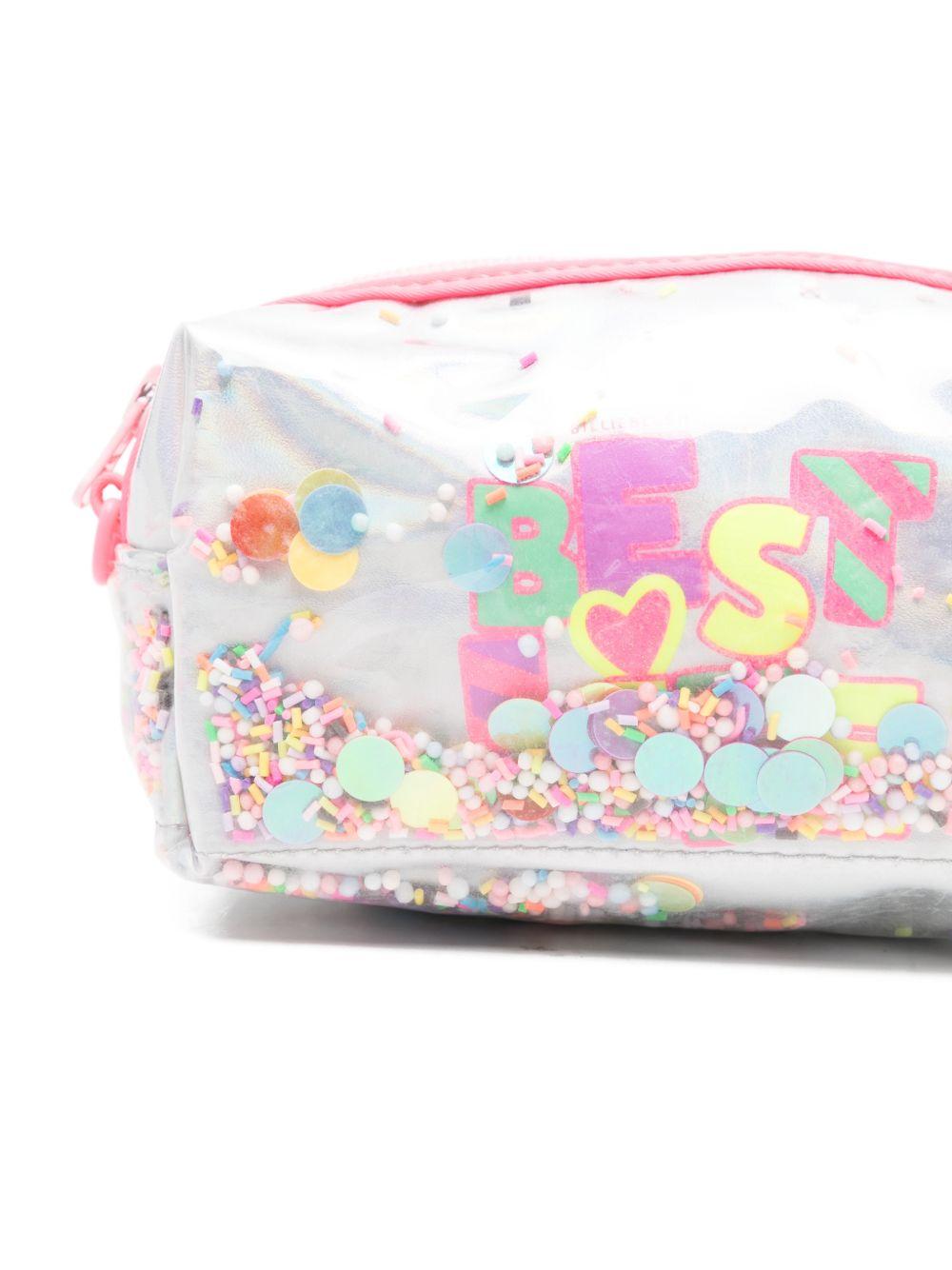 Borsa per bambina Billieblush argentata con dettagli coriandoli U22031 Z41 BILLIEBLUSH KIDS 