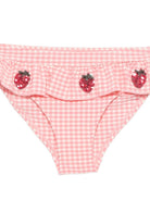 Bikini per bambina Konges Sløjd rosa con decorazione fragole KS104785 PINK KONGES SLOJD KIDS 