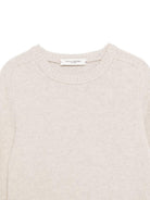 Maglione per bambino Paolo Pecora Kids beige con collo a coste PP4100 GRIGP PAOLO PECORA KIDS 