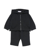 Tutina per neonato Emporio Armani Kids blu scuro con cappuccio classico EB001479 AF20698 UB118 EMPORIO ARMANI KIDS 