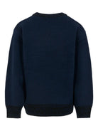 Maglione per bambino Molo blu con stampa alieni 1W25K204 9673 MOLO 