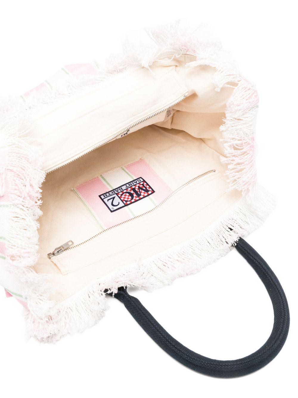 Borsa Vanity MC2 Saint Barth multicolore con design a strisce VANI001 02598L MC2 ST. BARTH KIDS 