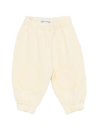 Shorts per neonato Bobo Choses beige con toppe gialle B126AB067 721 BOBO CHOSES KIDS 