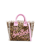 Borsa tote Colette MC2 Saint Barth animalier con manici rosa COL0001 02591L MC2 ST. BARTH KIDS 