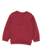 Felpa per neonati Etro Kids rossa con ricamo Pegaso e chiusura con bottoni GX4510 Z3333 416 ETRO KIDS 