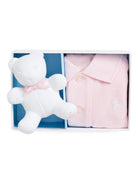 Set con polo per neonata POLO RALPH LAUREN KIDS rosa in cotone 320940294 002 Ralph Lauren kids 
