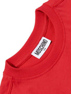 T-shirt da bambino Moschino Kids rossa con stampa orsacchiotti HUM05PLAA23 50109 MOSCHINO KIDS 