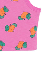 Canotta per bambina Bobo Choses fucsia con stampa grafica all-over B126AC028 511 BOBO CHOSES KIDS 