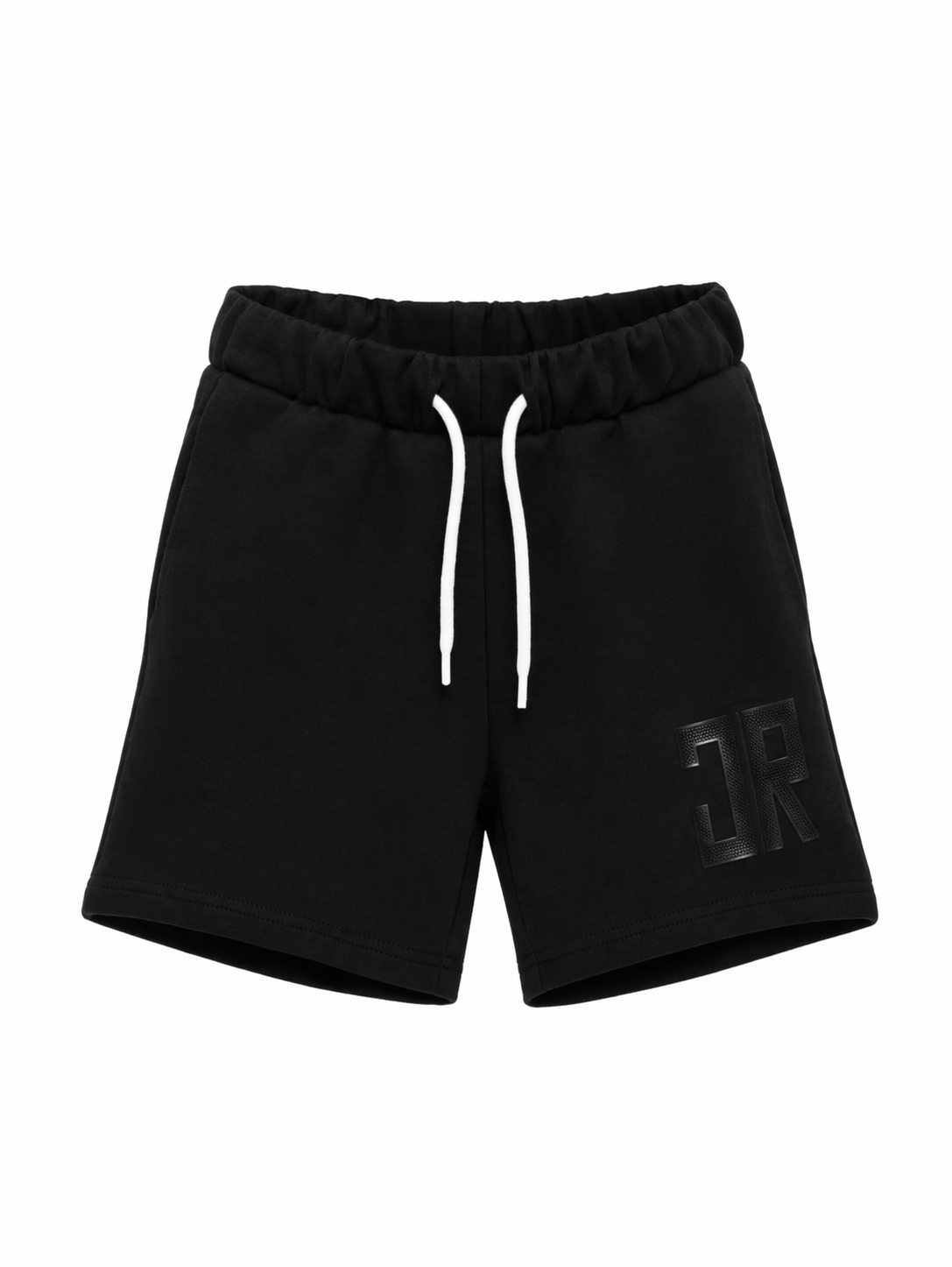 Shorts per bambino John Richmond Junior neri con logo sul davanti RBP26010BE BLACK JOHN RICHMOND JUNIOR 