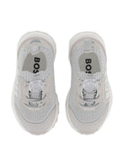 Sneakers per bambino Boss Kids grigie con dettaglio logo J52828 01F BOSS KIDS 