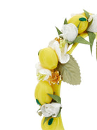 Cerchietto per bambina Monnalisa giallo con decorazione a fiori 19G019 7781 0014 MONNALISA KIDS 