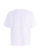 T-shirt per bambino Burberry Kids bianca con stampa grafica sul davanti 8117583 A1464 BURBERRY KIDS 